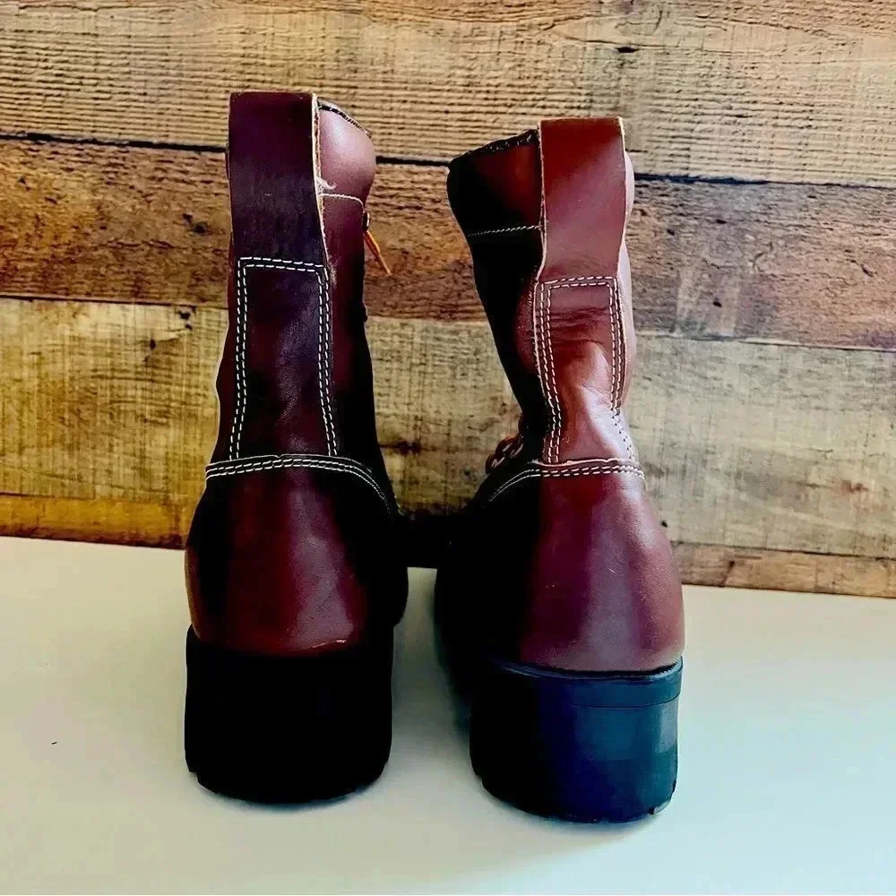 NWT Vintage The Gorilla Shoe Vibram Leather Boots - Picture 4 of 11